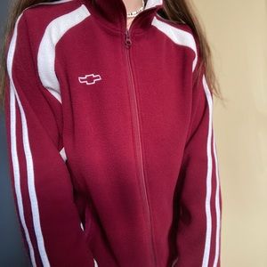 Vintage Chevrolet Maroon Zip IUp